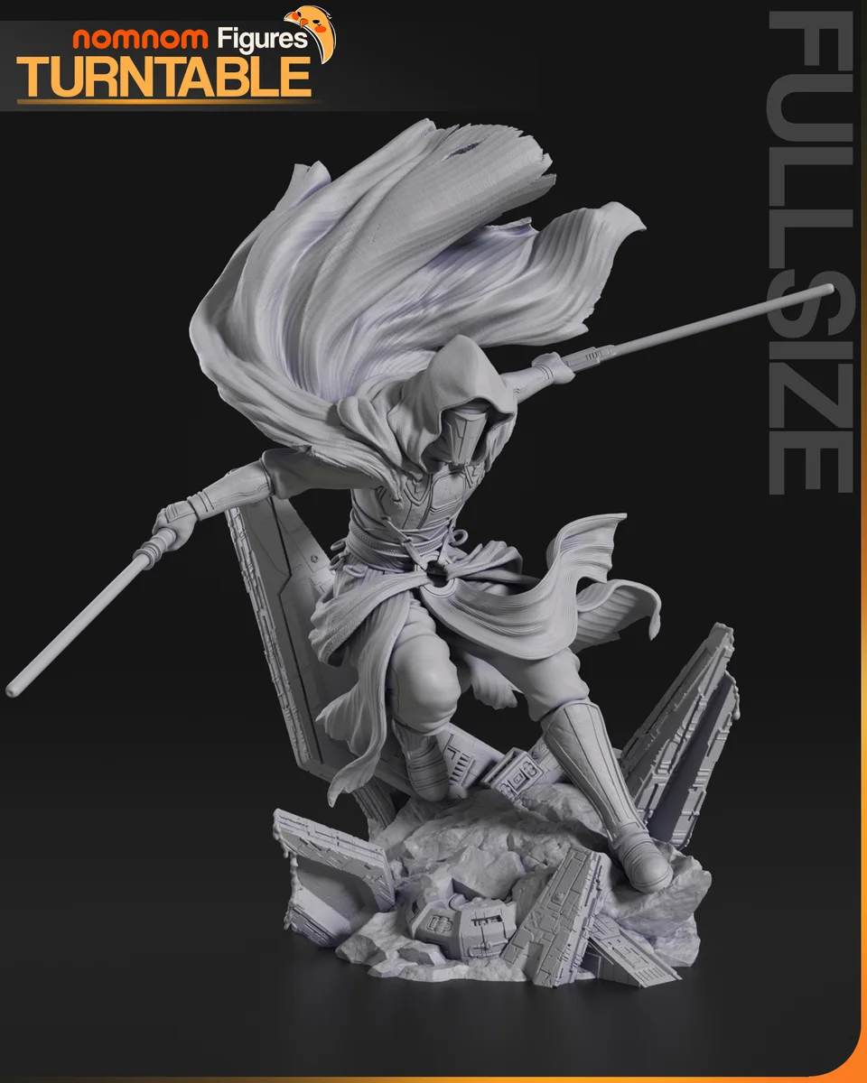 Darth Revan | Fan Art | 3D Printed Resin Model Garage Kit | *Un-Painted* | Nomnom 4