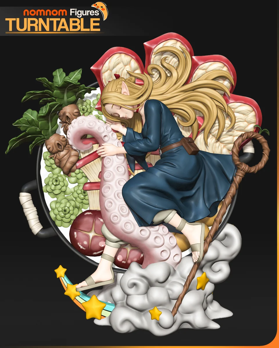 Marcille | Fan Art | 3D Printed Resin Model Garage Kit | *Un-Painted* | Nomnom 3