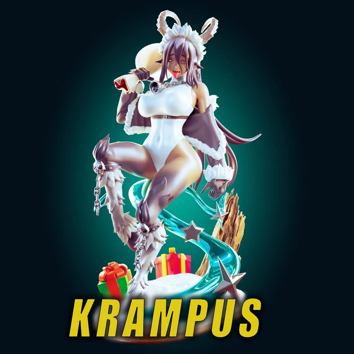 Krampus | Fan Art | 3D Printed Resin Model Garage Kit | *Un-Painted* | Officer Rhu