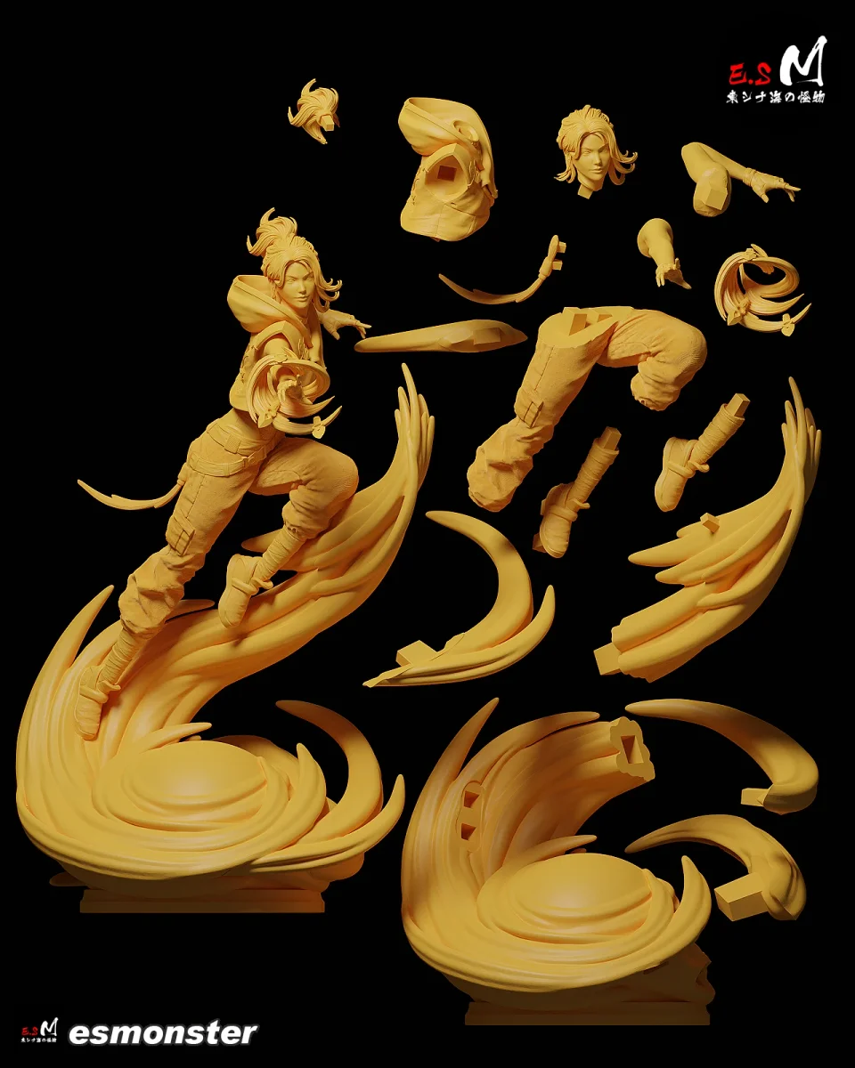 Jett (Valorant) | Fan Art | 3D Printed Resin Model Garage Kit | *Un-Painted* | ES Monster 7