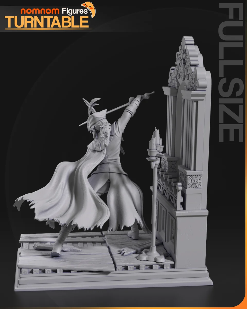 Lady Maria | Fan Art | 3D Printed Resin Model Garage Kit | *Un-Painted* | Nomnom 5