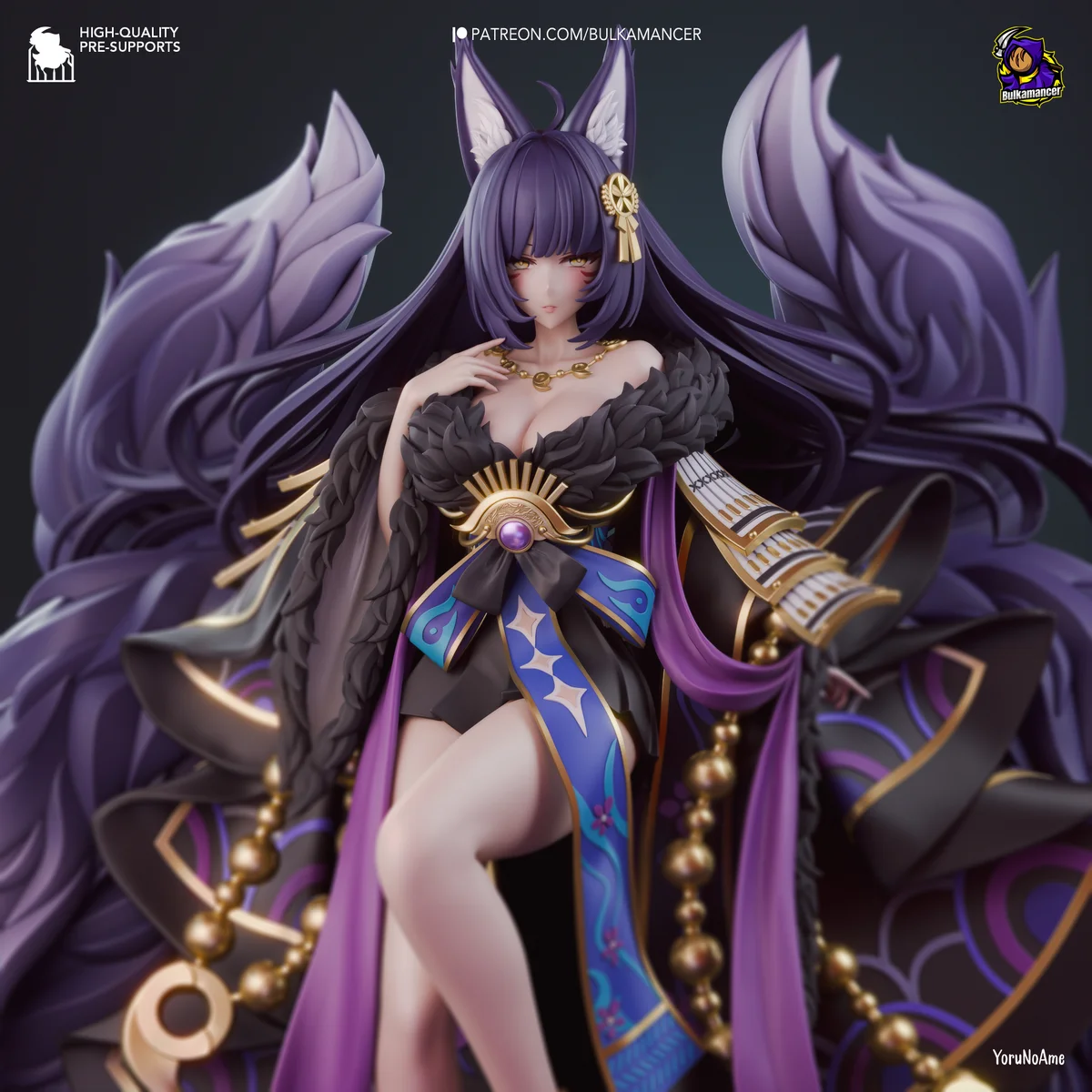 Musashi | Fan Art | 3D Printed Resin Model Garage Kit | *Un-Painted* | Bulkamancer