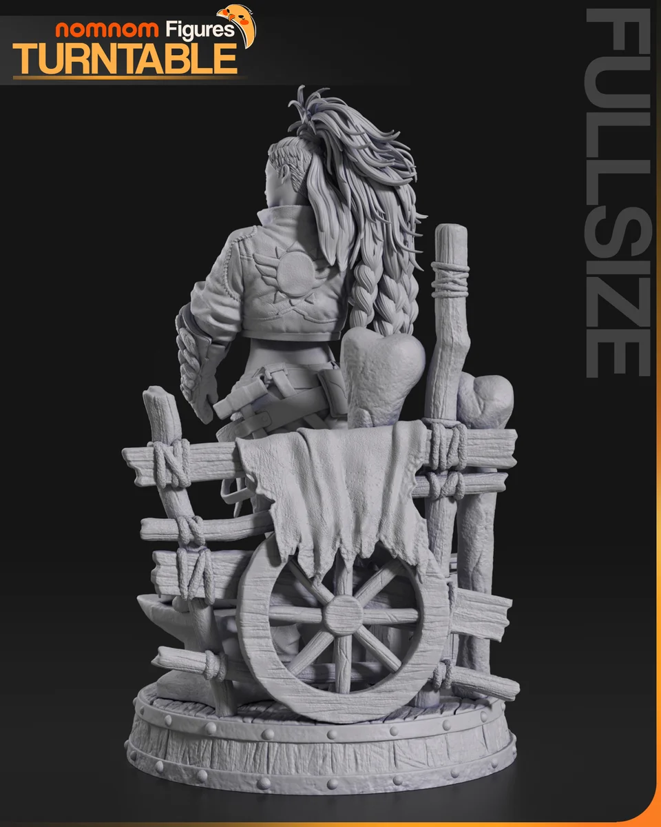 Gemma | Fan Art | 3D Printed Resin Model Garage Kit | *Un-Painted* | Nomnom 7