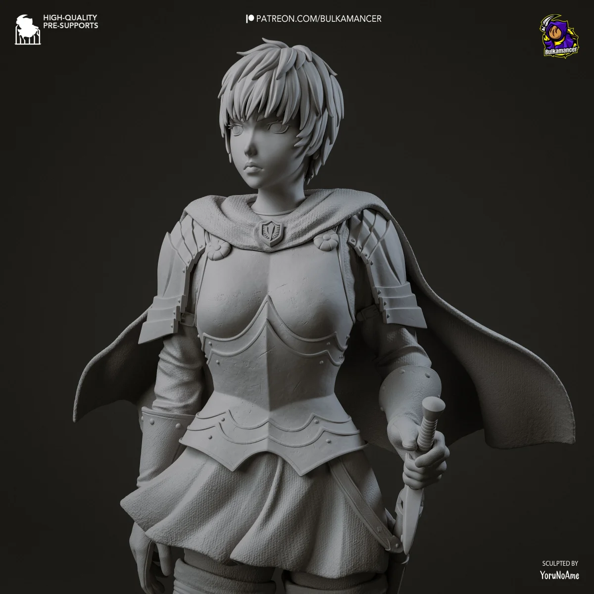 Casca | Fan Art | 3D Printed Resin Model Garage Kit | *Un-Painted* | Bulkamancer 5