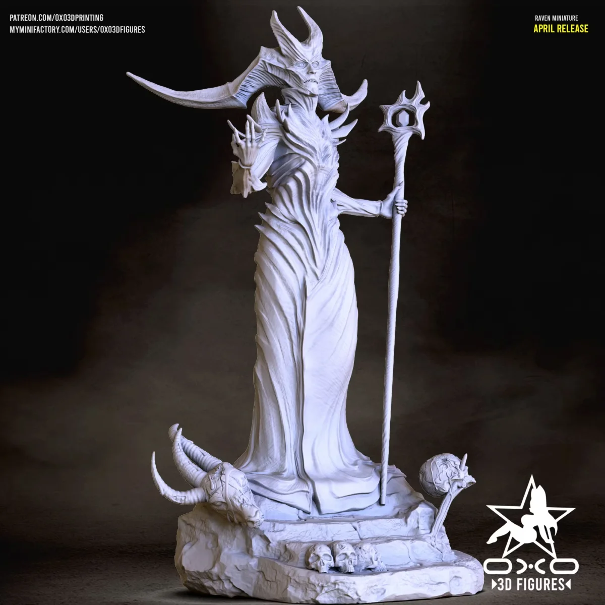 Asmodeus | Fan Art | 3D Printed Resin Model Garage Kit | *Un-Painted* | OXO3D 5
