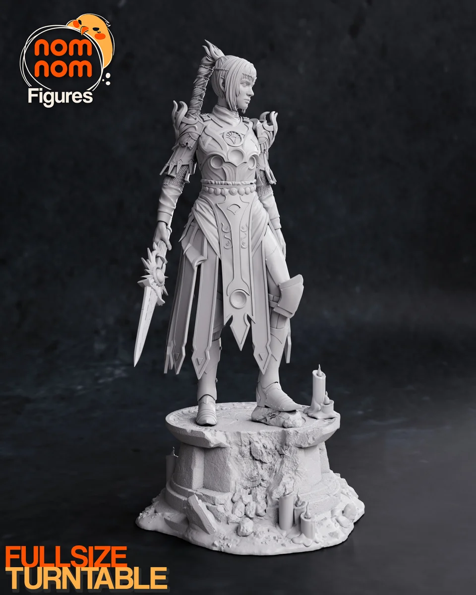 Shadow Heart | Fan Art | 3D Printed Resin Model Garage Kit | *Un-Painted* | Nomnom 7