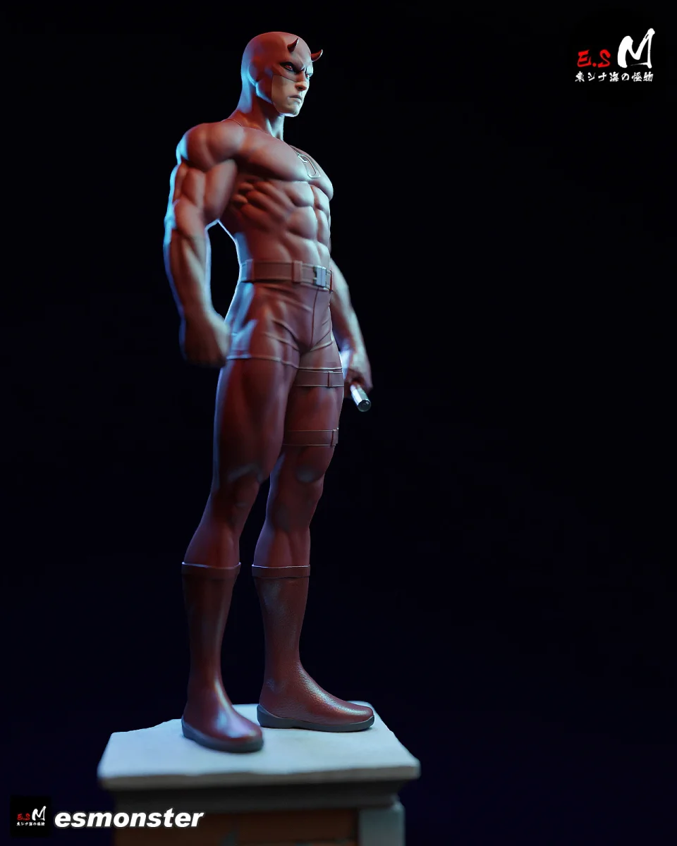 Daredevil | Fan Art | 3D Printed Resin Model Garage Kit | *Un-Painted* | ES Monster 3