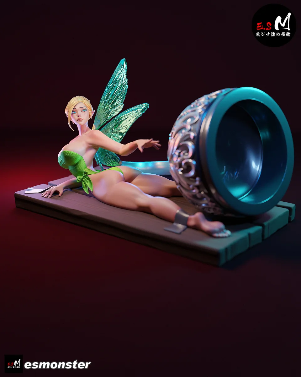 Miss Bell | Fan Art | 3D Printed Resin Model Garage Kit | *Un-Painted* | ES Monster
