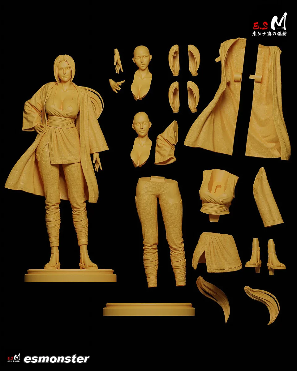 Tsunade | Fan Art | 3D Printed Resin Model Garage Kit | *Un-Painted* | ES Monster 5