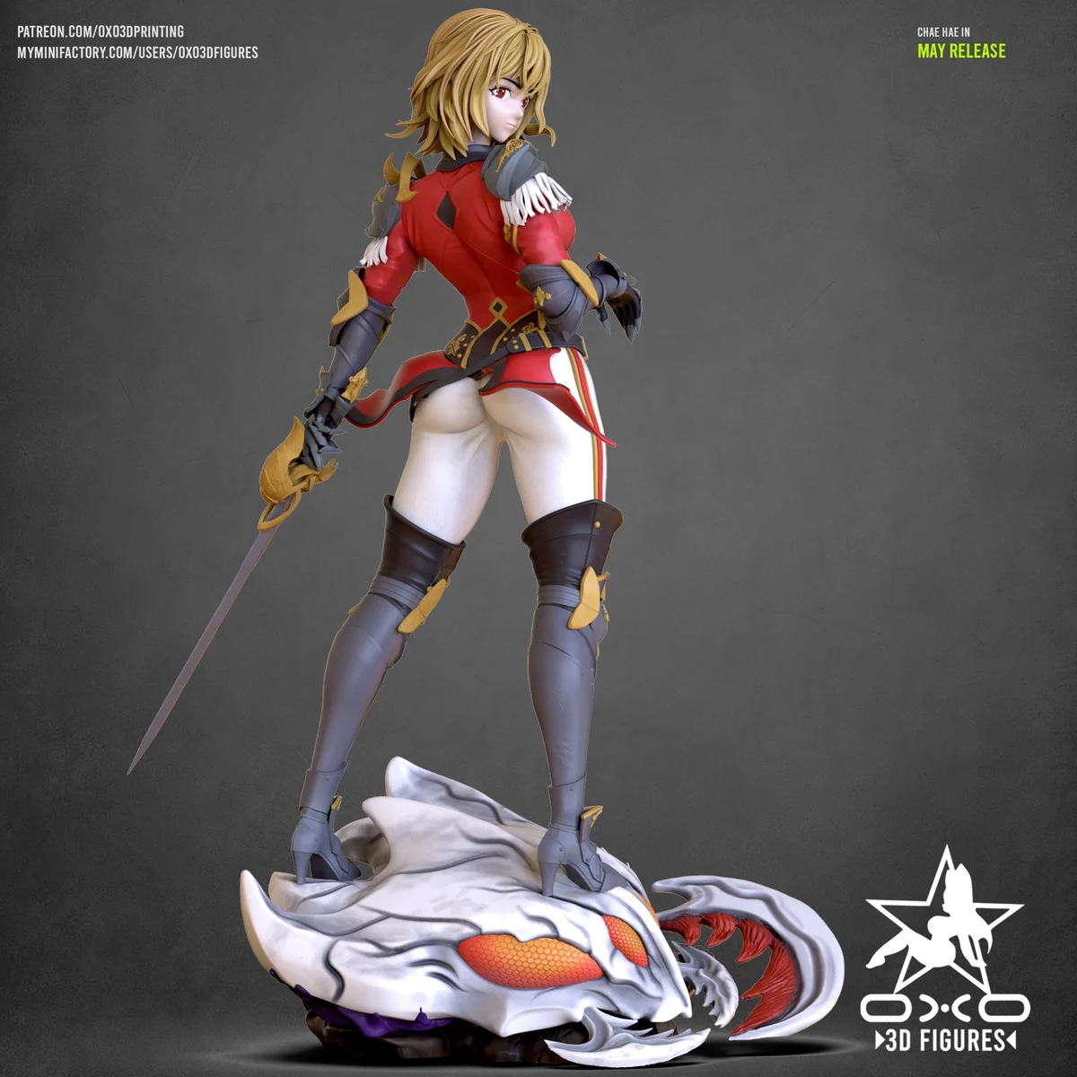 Chae Hae | Fan Art | 3D Printed Resin Model Garage Kit | *Un-Painted* | OXO3D 3