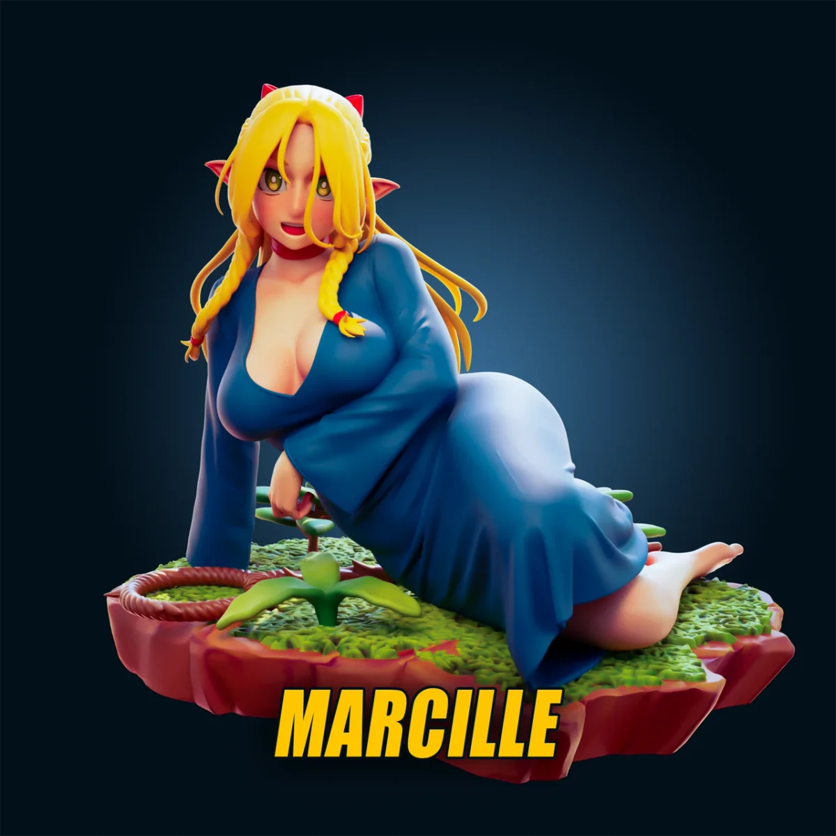 Marcille | Fan Art | 3D Printed Resin Model Garage Kit | *Un-Painted* | Officer Rhu