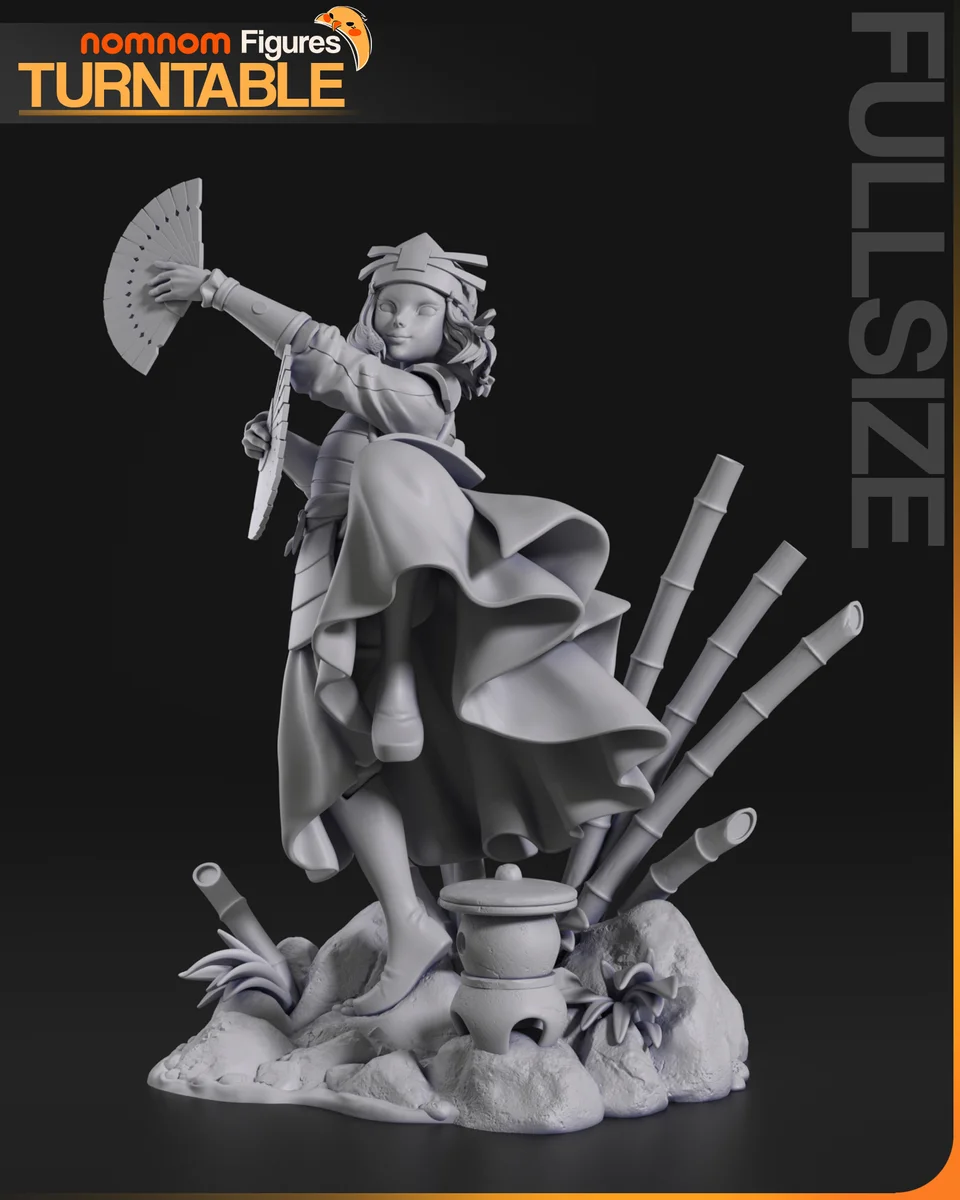 Suki | Fan Art | 3D Printed Resin Model Garage Kit | *Un-Painted* | Nomnom 5