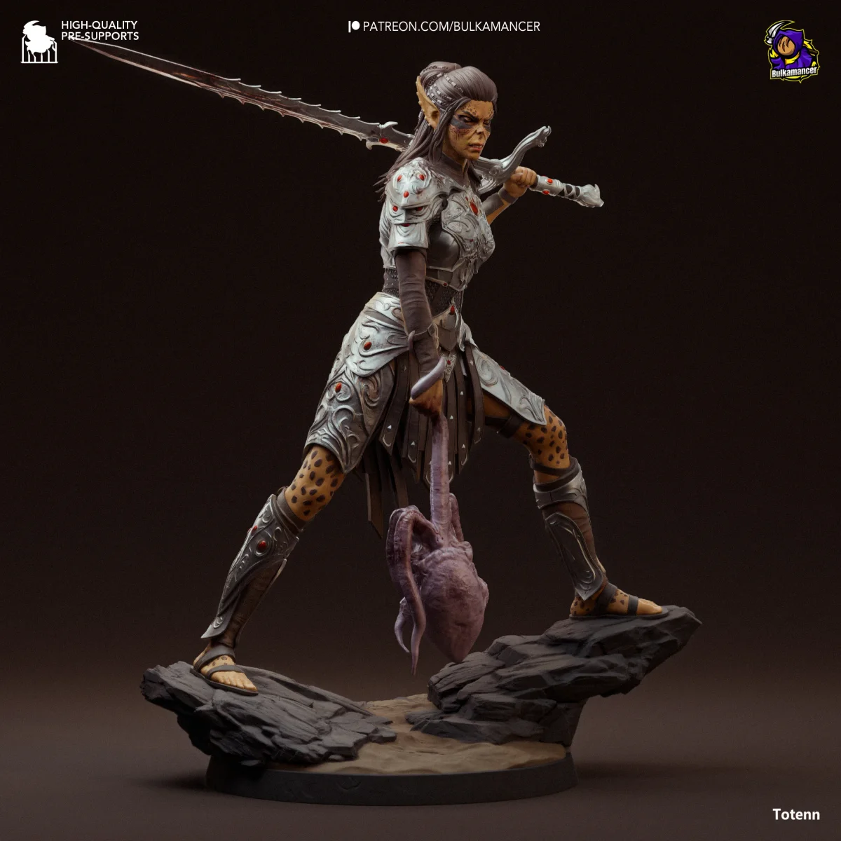 Lae'zel | Fan Art | 3D Printed Resin Model Garage Kit | *Un-Painted* | Bulkamancer 3