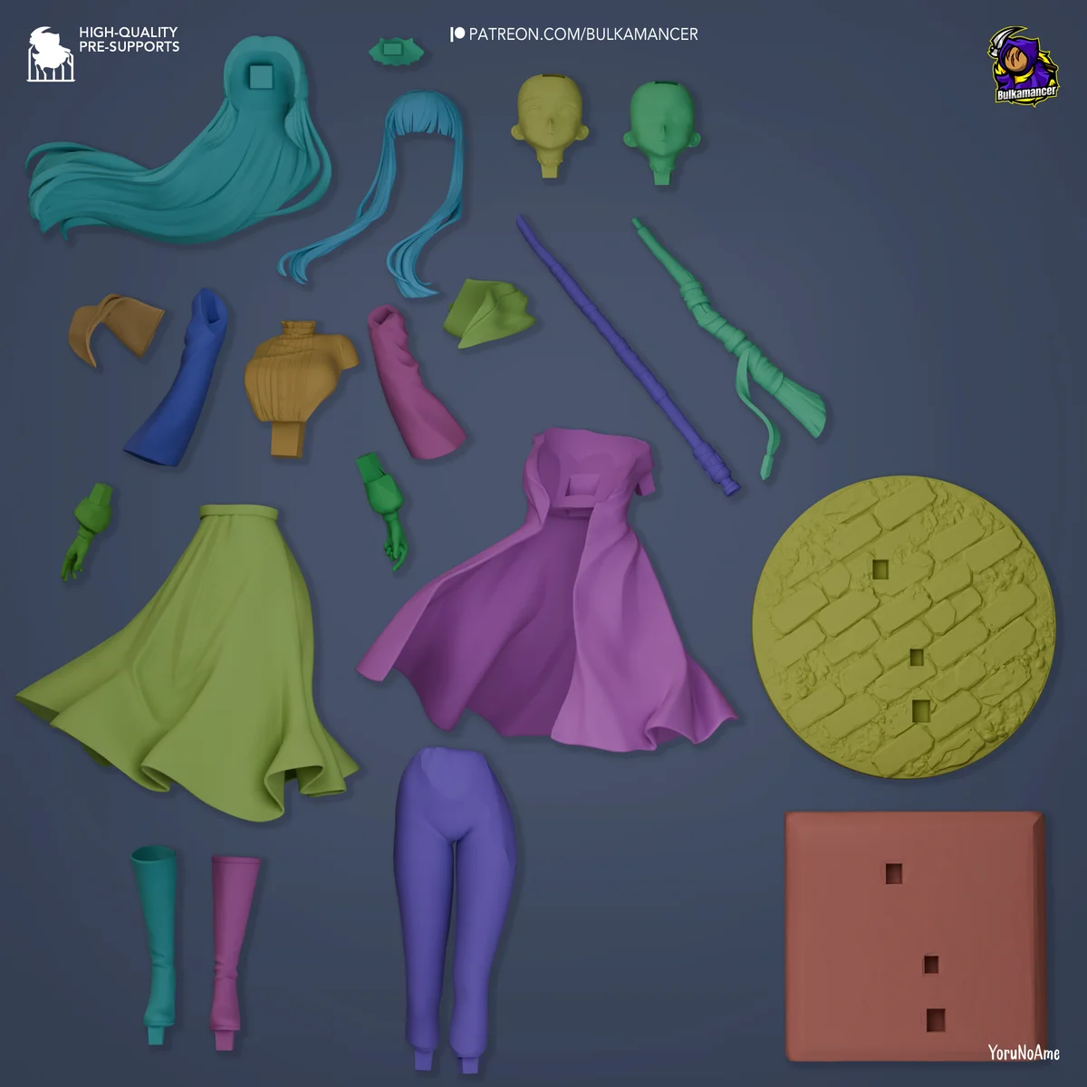 Fern | Fan Art | 3D Printed Resin Model Garage Kit | *Un-Painted* | Bulkamancer 5
