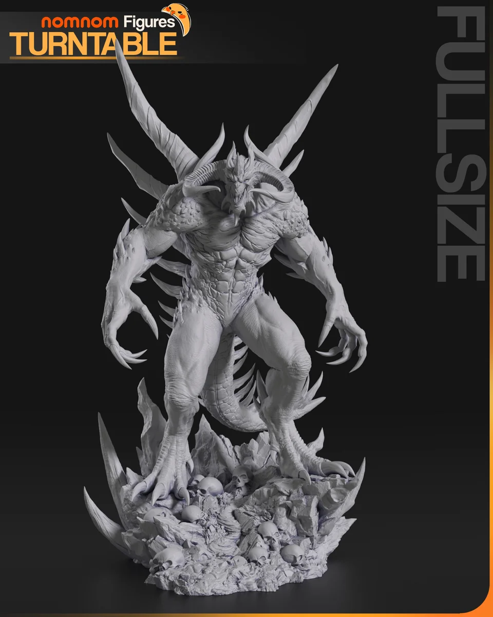 Dark Lord | Fan Art | 3D Printed Resin Model Garage Kit | *Un-Painted* | Nomnom 4