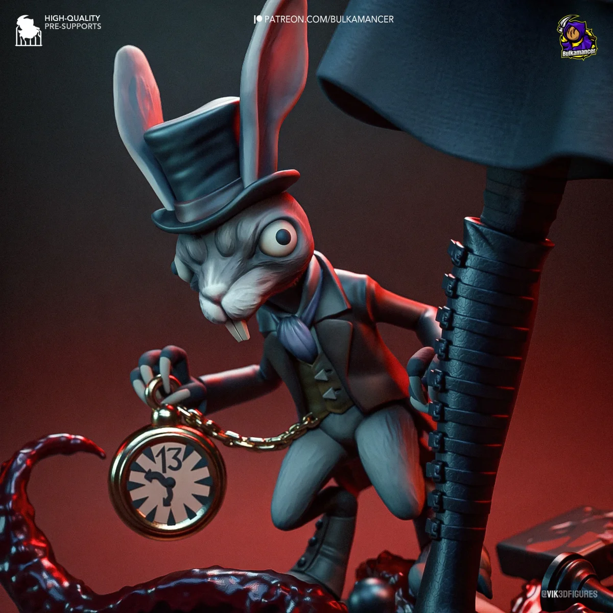 Alice | Fan Art | 3D Printed Resin Model Garage Kit | *Un-Painted* | Bulkamancer 4