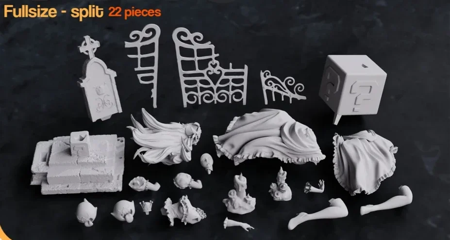 Booette | Fan Art | 3D Printed Resin Model Garage Kit | *Un-Painted* | Nomnom 3