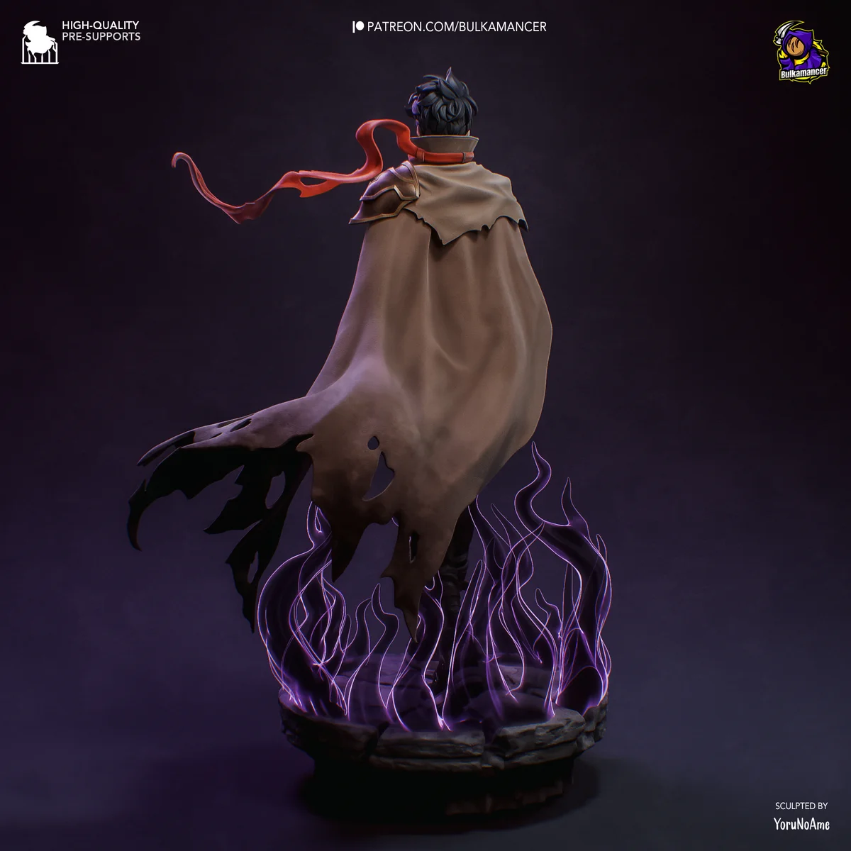 Sung Jin-Woo | Fan Art | 3D Printed Resin Model Garage Kit | *Un-Painted* | Bulkamancer 4