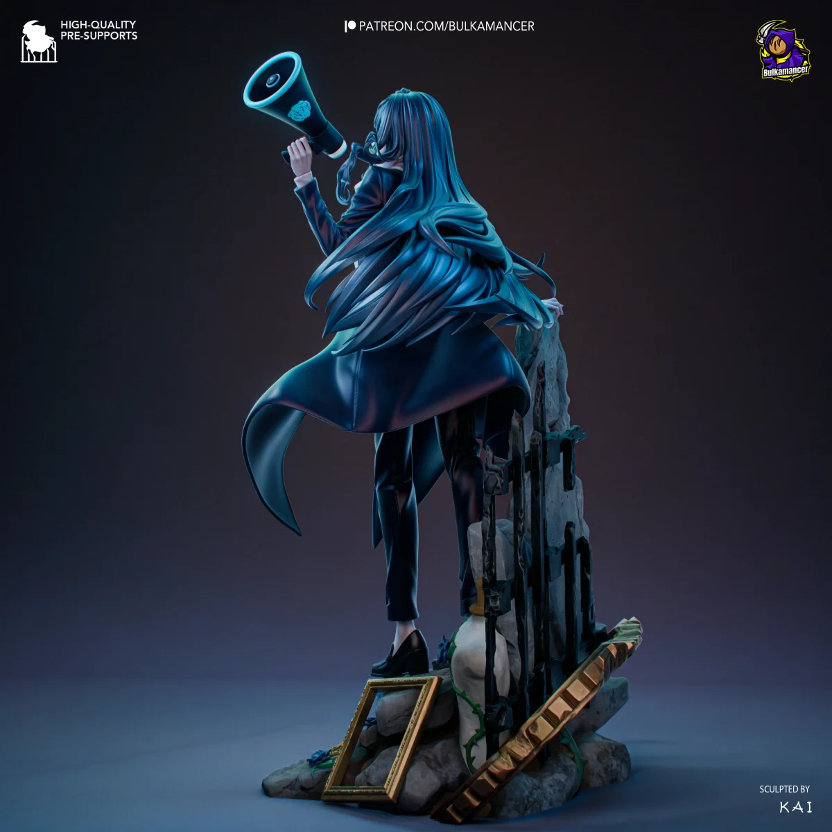 Chando | Fan Art | 3D Printed Resin Model Garage Kit | *Un-Painted* | Bulkamancer 3