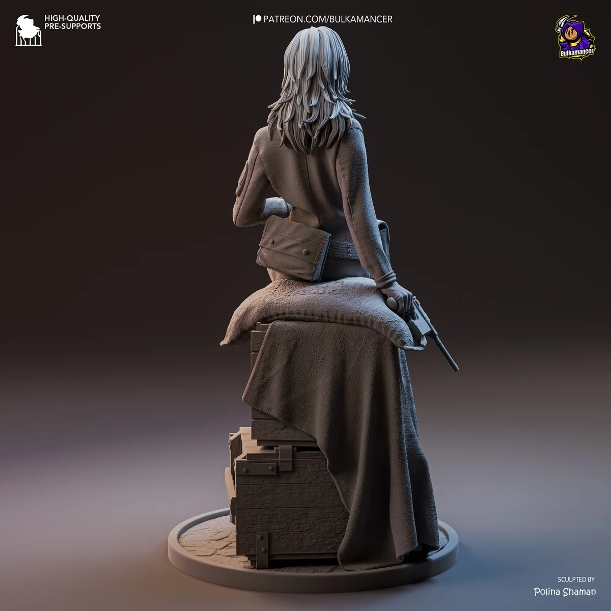Eva | Fan Art | 3D Printed Resin Model Garage Kit | *Un-Painted* | Bulkamancer 10