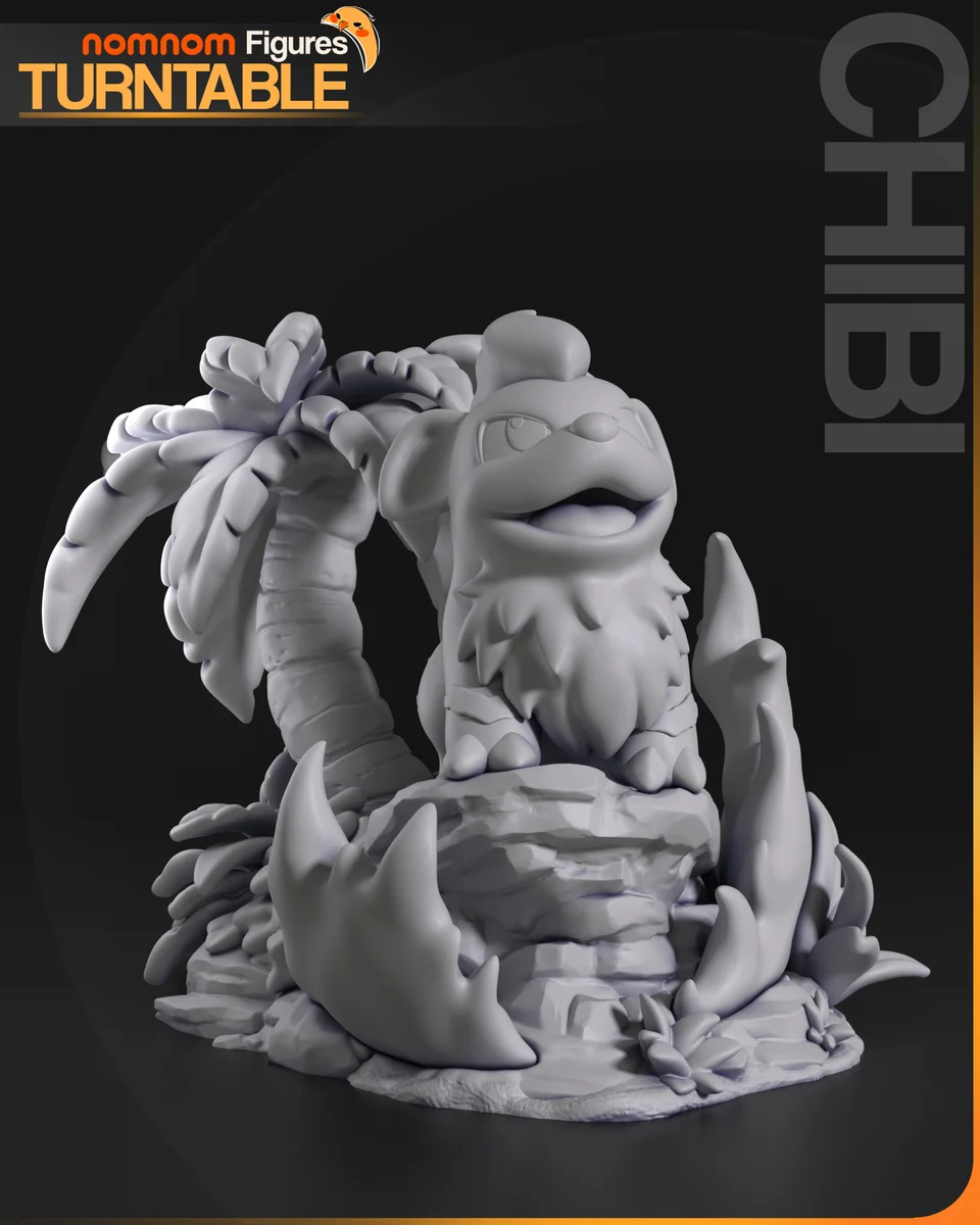 Chibi Growlithe | Fan Art | 3D Printed Resin Model Garage Kit | *Un-Painted* | Nomnom 9
