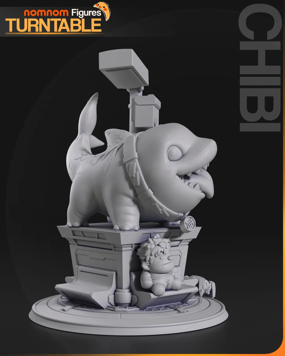 Chibi Jeff | Fan Art | 3D Printed Resin Model Garage Kit | *Un-Painted* | Nomnom 9
