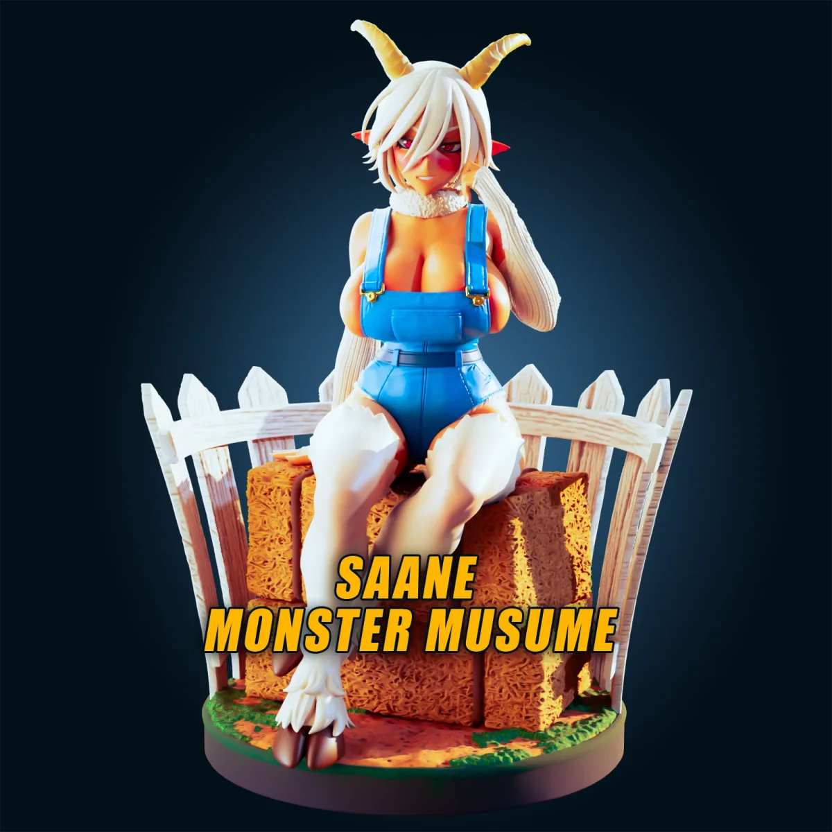 Saane | Fan Art | 3D Printed Resin Model Garage Kit | *Un-Painted* | Officer Rhu