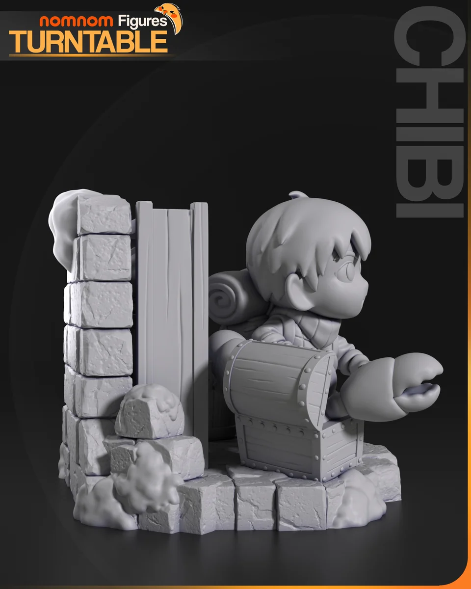Chibi Chilchuck Tims | Fan Art | 3D Printed Resin Model Garage Kit | *Un-Painted* | Nomnom 6