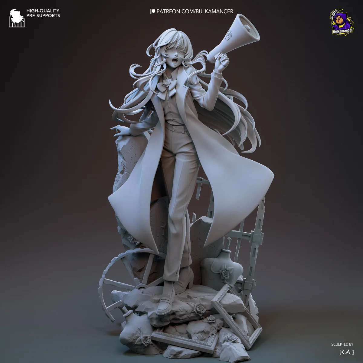Chando | Fan Art | 3D Printed Resin Model Garage Kit | *Un-Painted* | Bulkamancer 6