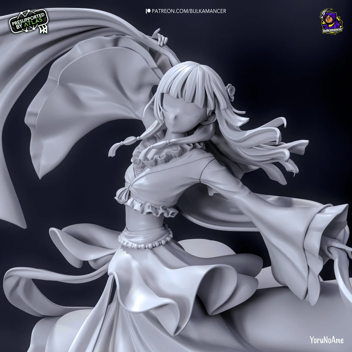Poison Maiden | Fan Art | 3D Printed Resin Model Garage Kit | *Un-Painted* | Bulkamancer 4