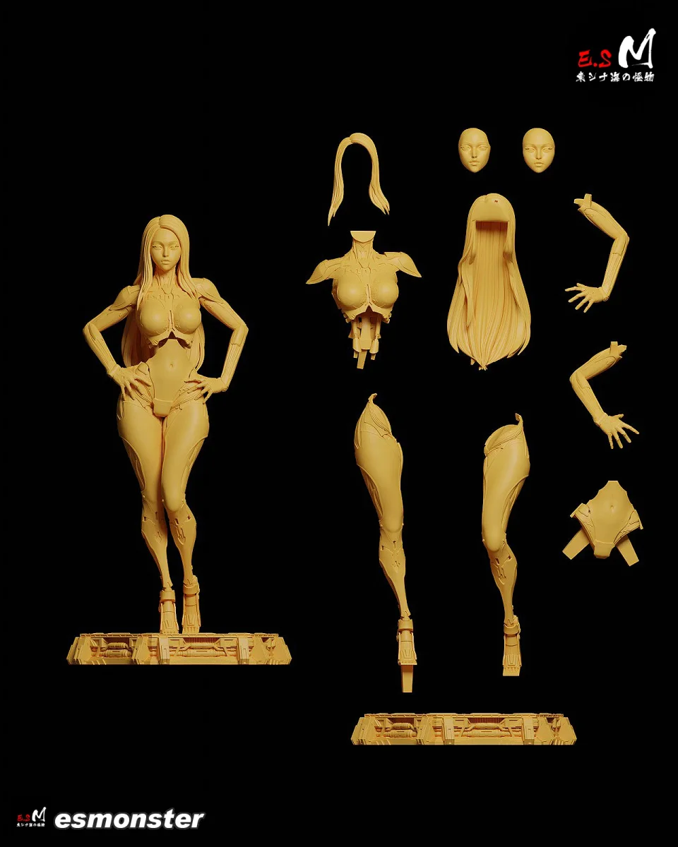 Enya | Fan Art | 3D Printed Resin Model Garage Kit | *Un-Painted* | ES Monster 5