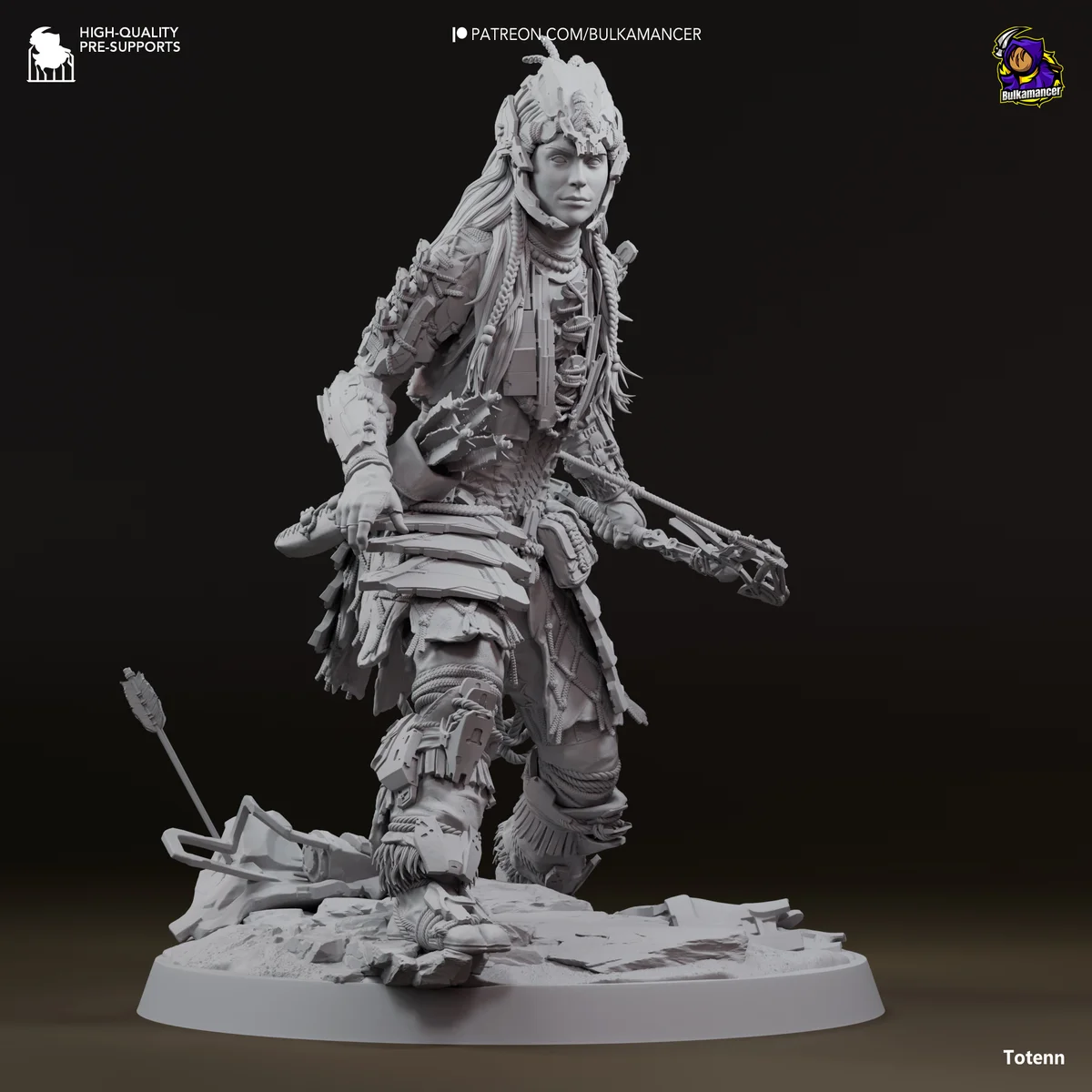 Aloy | Fan Art | 3D Printed Resin Model Garage Kit | *Un-Painted* | Bulkamancer 7