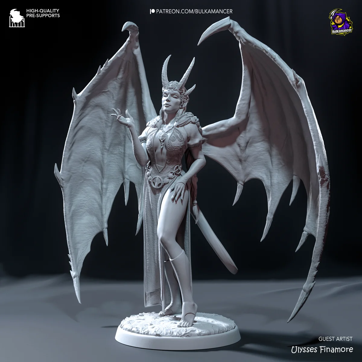 Mizora | Fan Art | 3D Printed Resin Model Garage Kit | *Un-Painted* | Bulkamancer 10