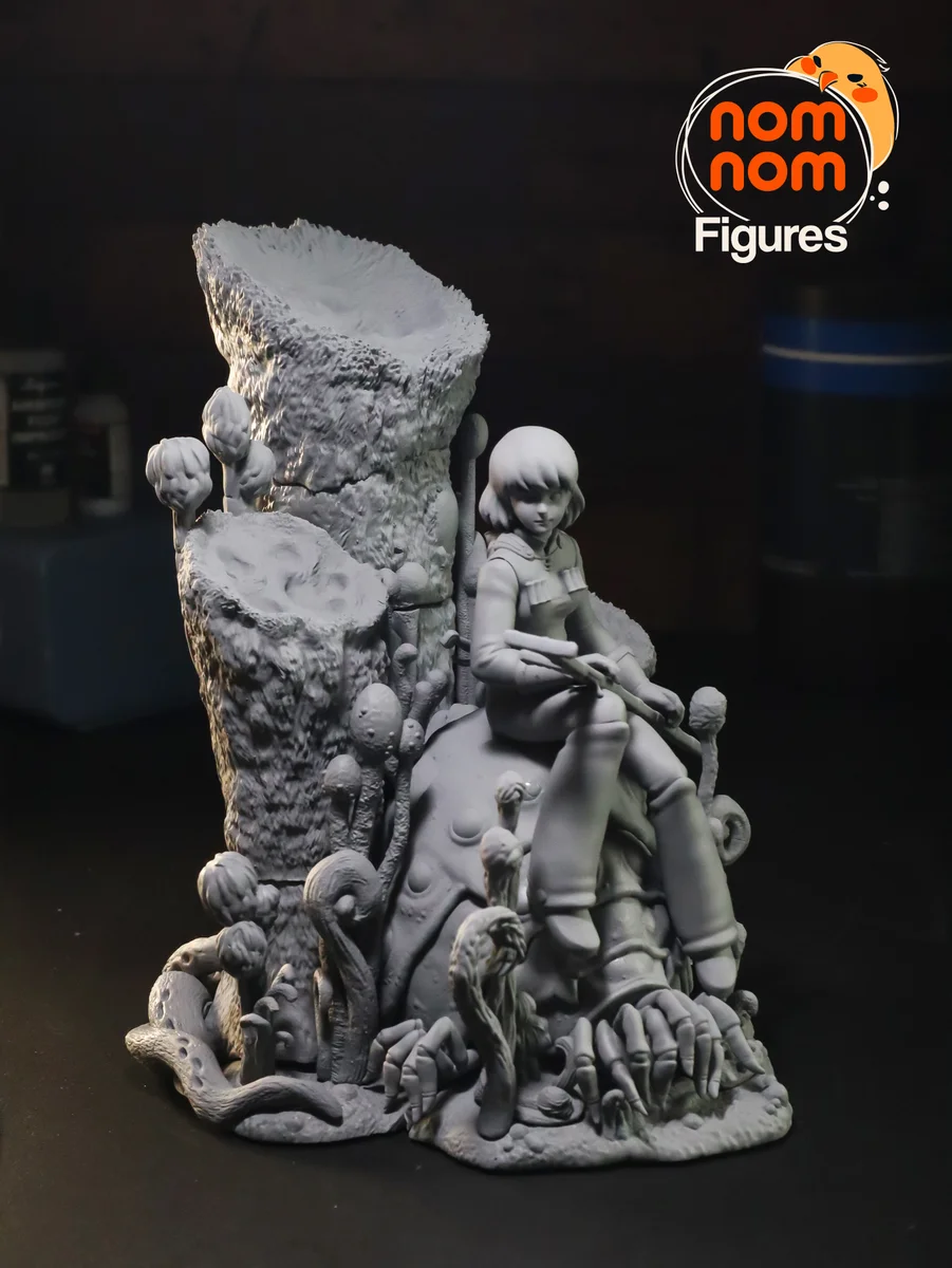 Nausicaa | Fan Art | 3D Printed Resin Model Garage Kit | *Un-Painted* | Nomnom 9