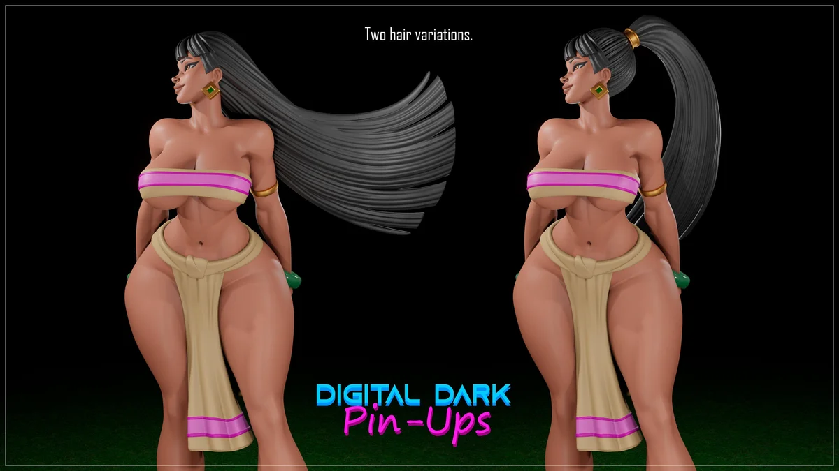Chel | Fan Art | 3D Printed Resin Model Garage Kit | *Un-Painted* | Digital Dark 6