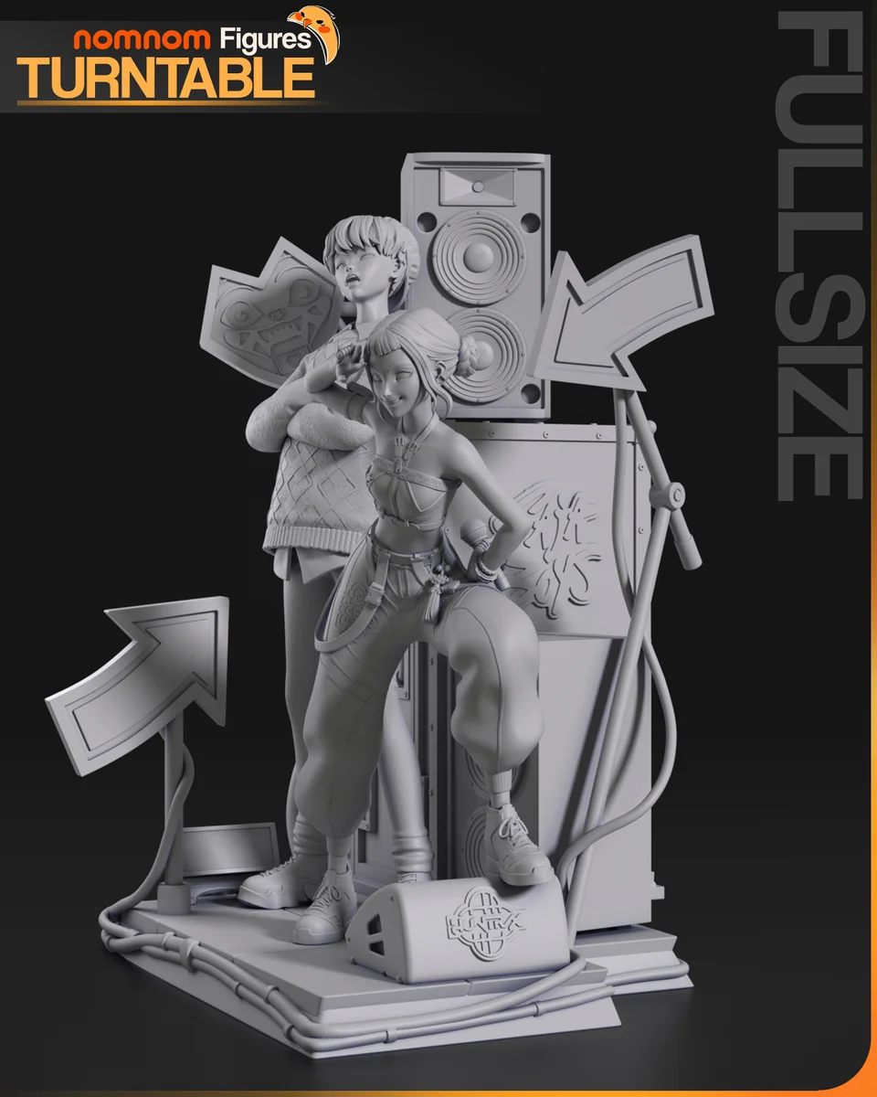 Zoey | Fan Art | 3D Printed Resin Model Garage Kit | *Un-Painted* | Nomnom 10