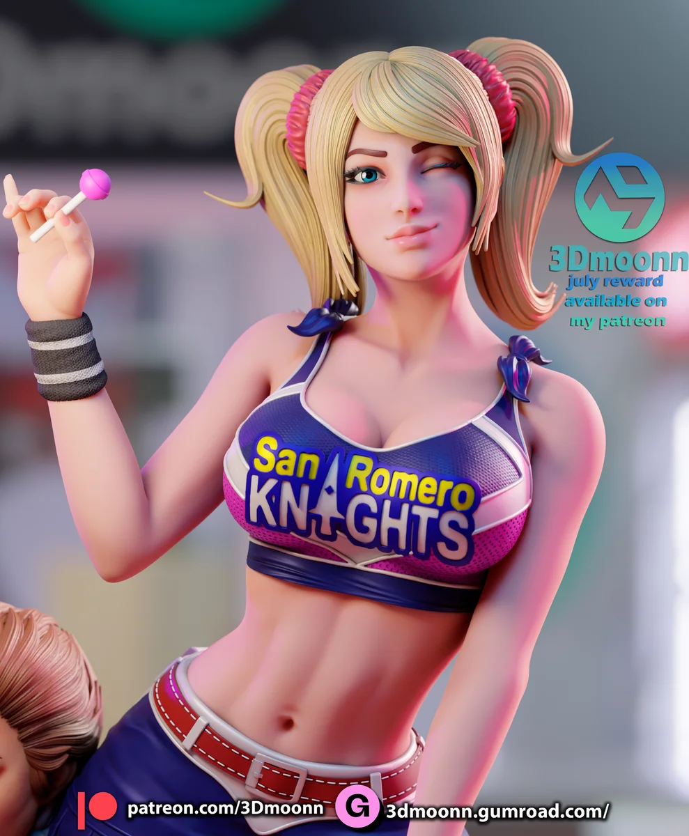 Lollipop | Fan Art | 3D Printed Resin Model Garage Kit | *Un-Painted* | 3DMoonn