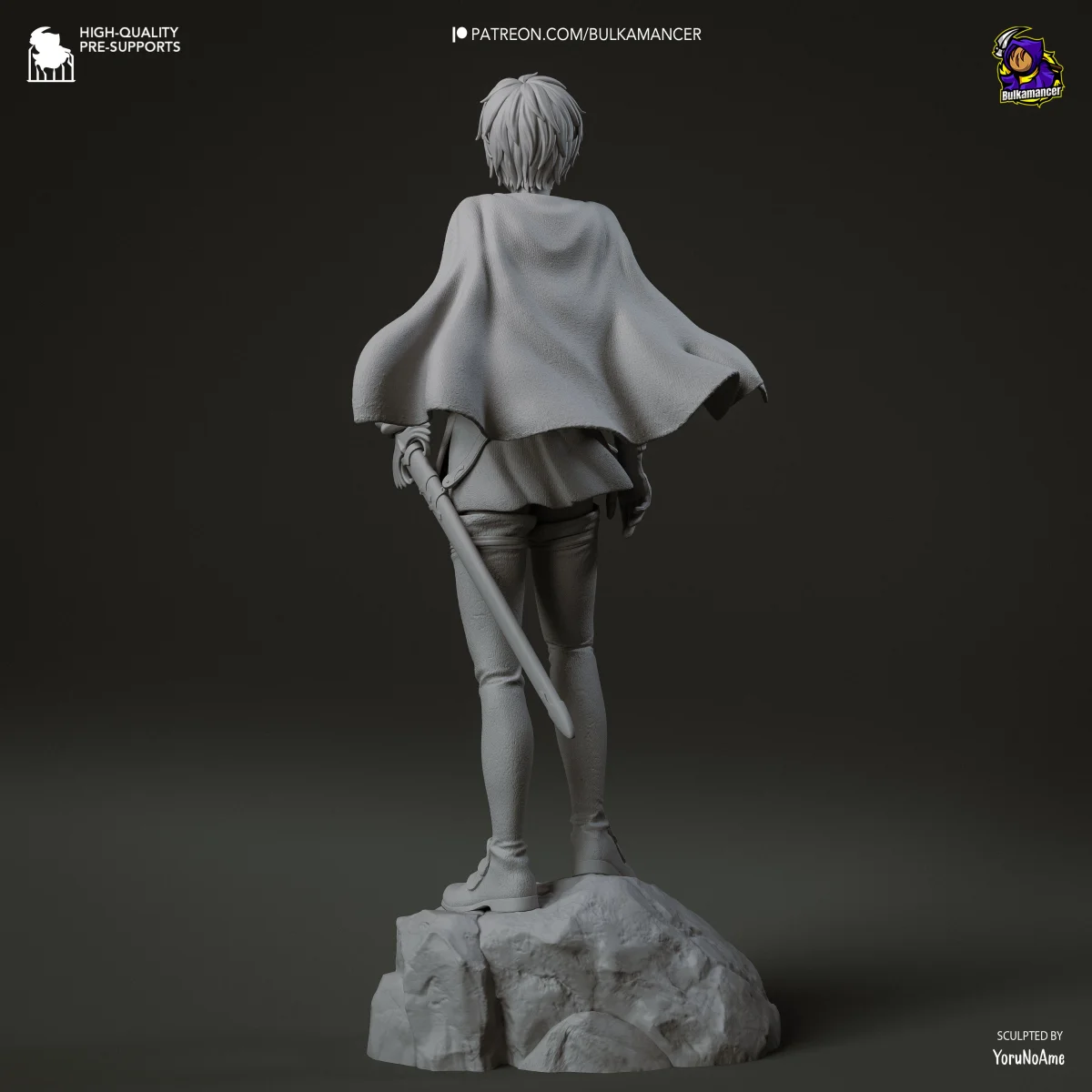 Casca | Fan Art | 3D Printed Resin Model Garage Kit | *Un-Painted* | Bulkamancer 7