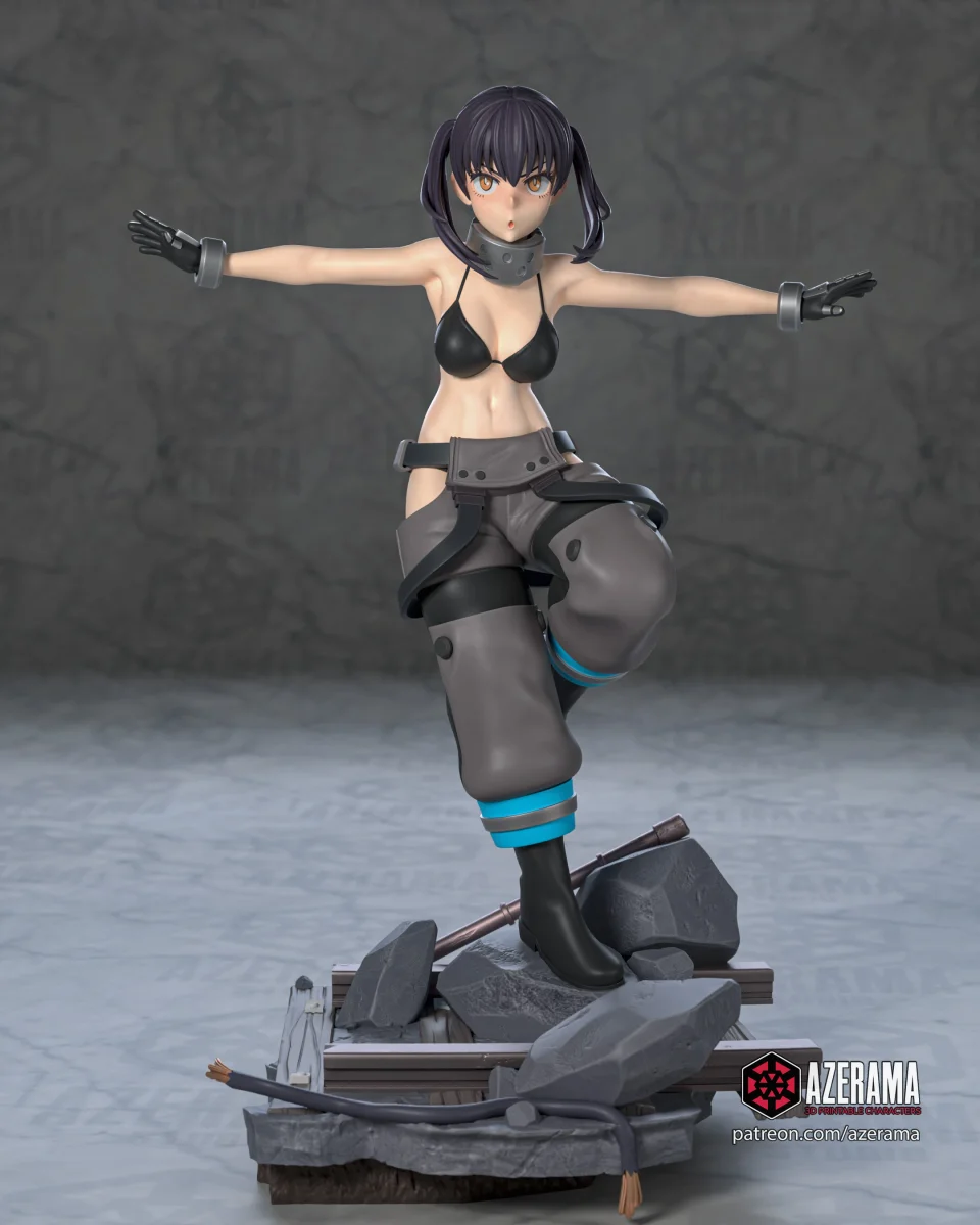 Tamaki | Fan Art | 3D Printed Resin Model Garage Kit | *Un-Painted* | Azerama 3