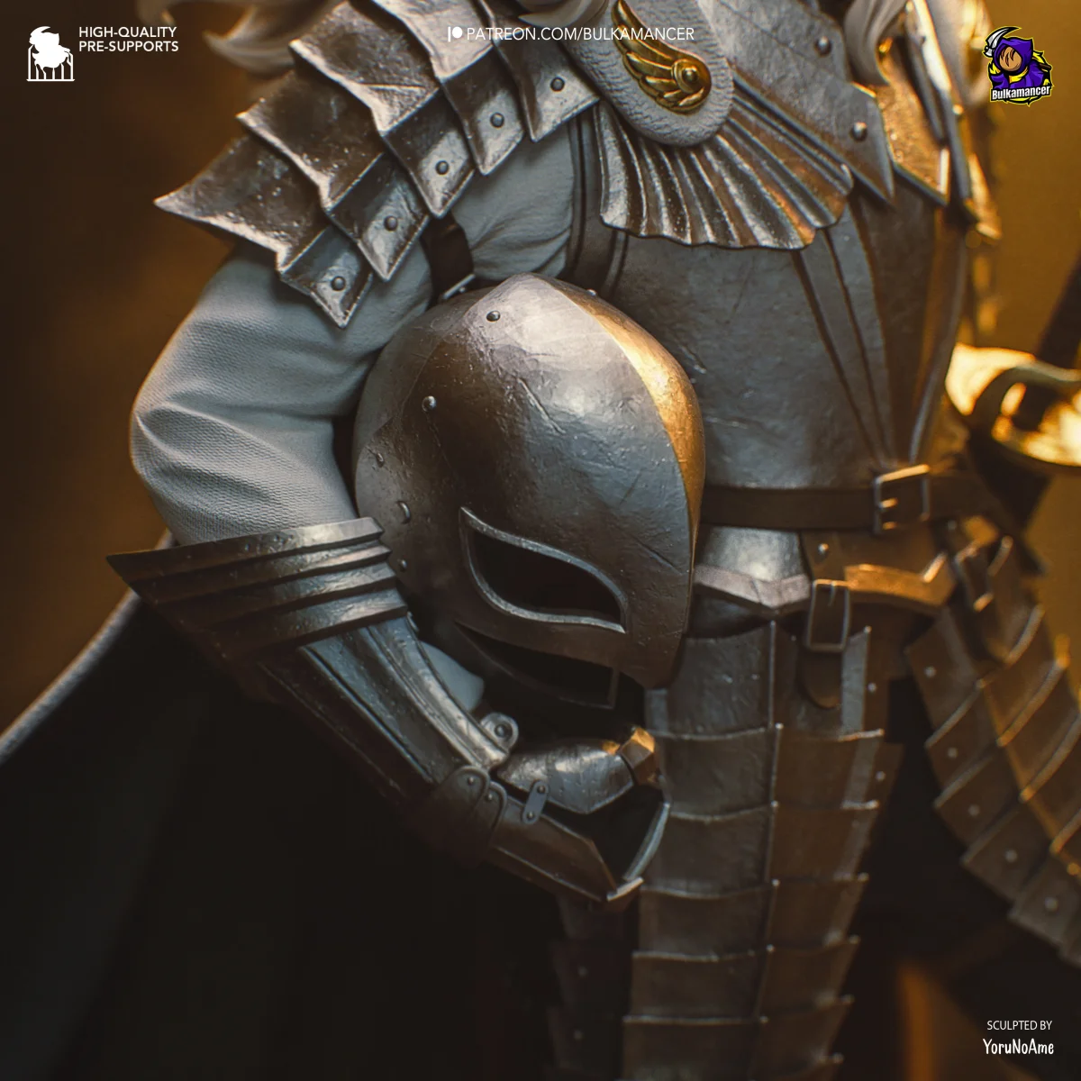 Griffith | Fan Art | 3D Printed Resin Model Garage Kit | *Un-Painted* | Bulkamancer 4
