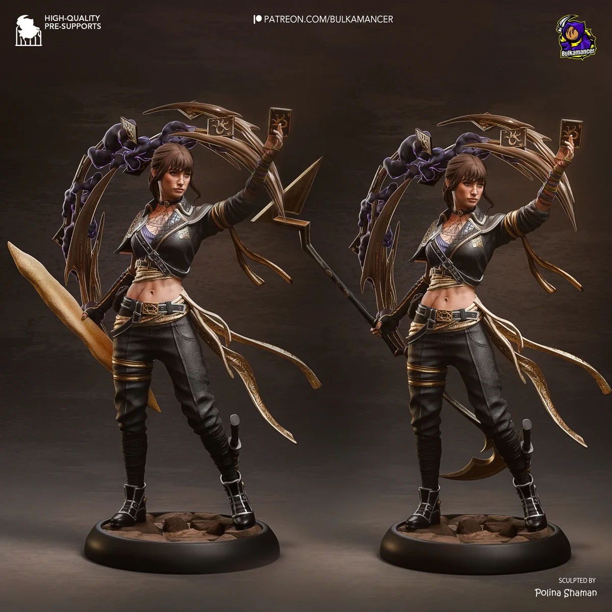 Sciel | Fan Art | 3D Printed Resin Model Garage Kit | *Un-Painted* | Bulkamancer 5