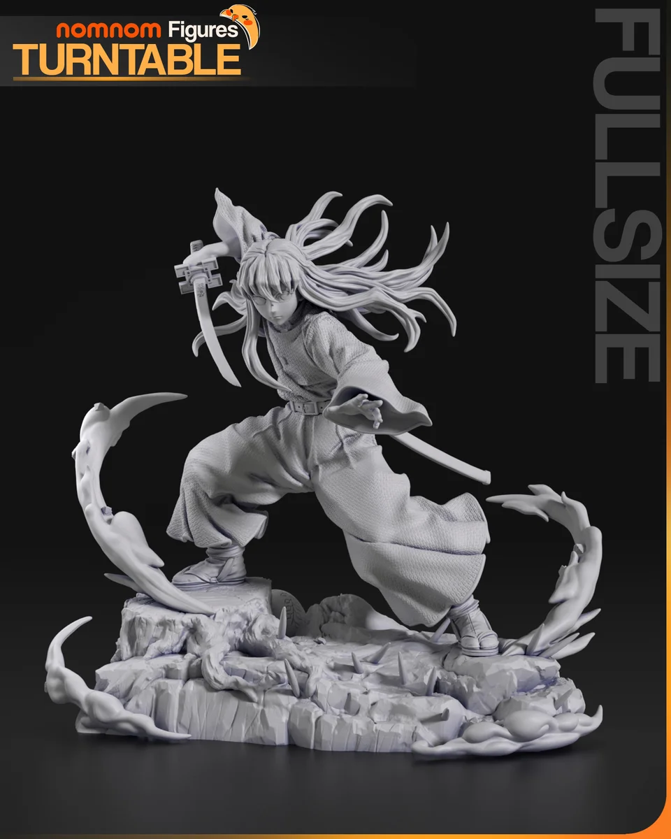 Muichiro | Fan Art | 3D Printed Resin Model Garage Kit | *Un-Painted* | Nomnom 8