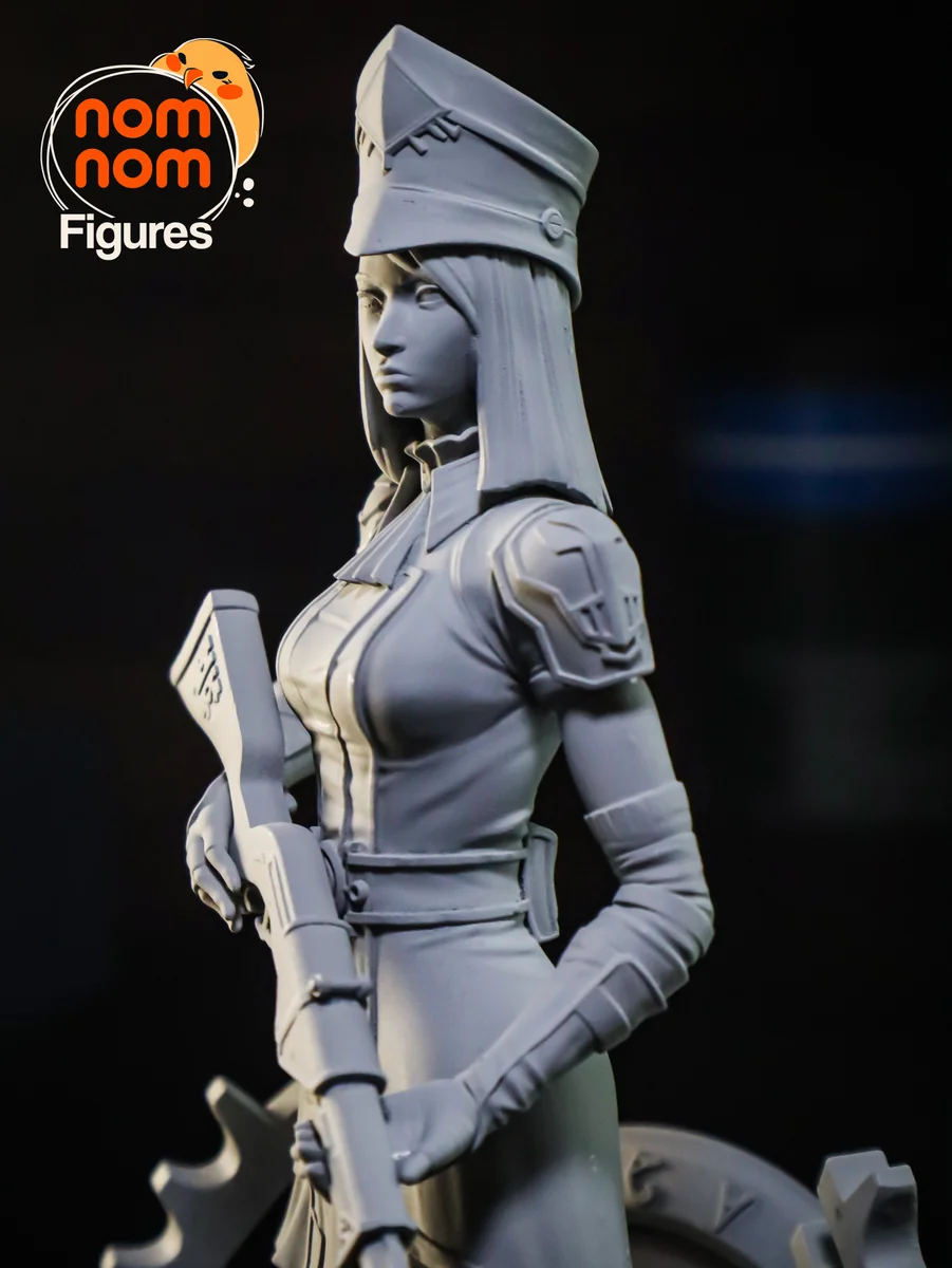 Caitlyn | Fan Art | 3D Printed Resin Model Garage Kit | *Un-Painted* | Nomnom 16