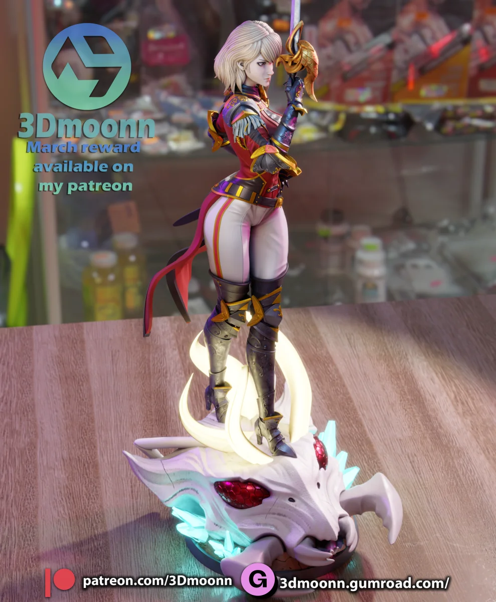 Cha Hae-in | Fan Art | 3D Printed Resin Model Garage Kit | *Un-Painted* | 3DMoonn 5