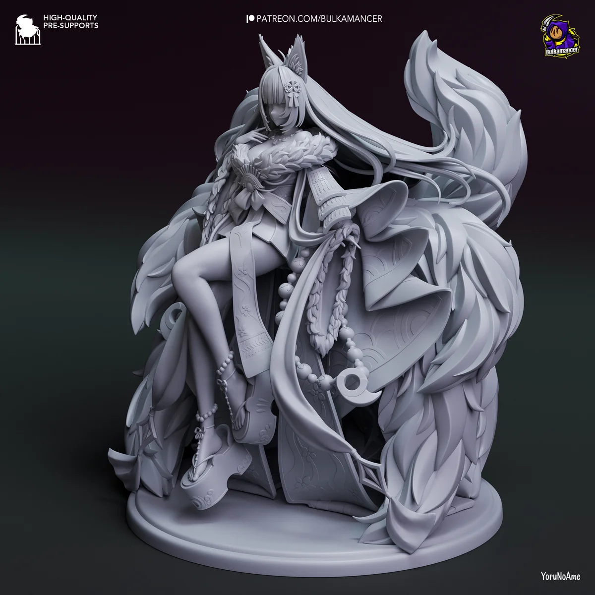 Musashi | Fan Art | 3D Printed Resin Model Garage Kit | *Un-Painted* | Bulkamancer 8
