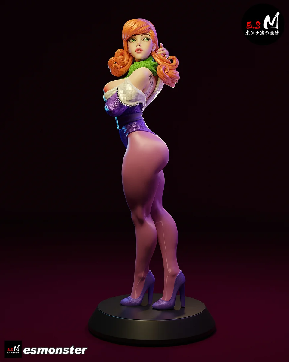 Daphne | Fan Art | 3D Printed Resin Model Garage Kit | *Un-Painted* | ES Monster 5
