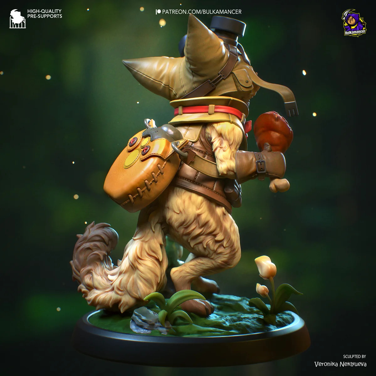 Palico and Toad | Fan Art | 3D Printed Resin Model Garage Kit | *Un-Painted* | Bulkamancer 3