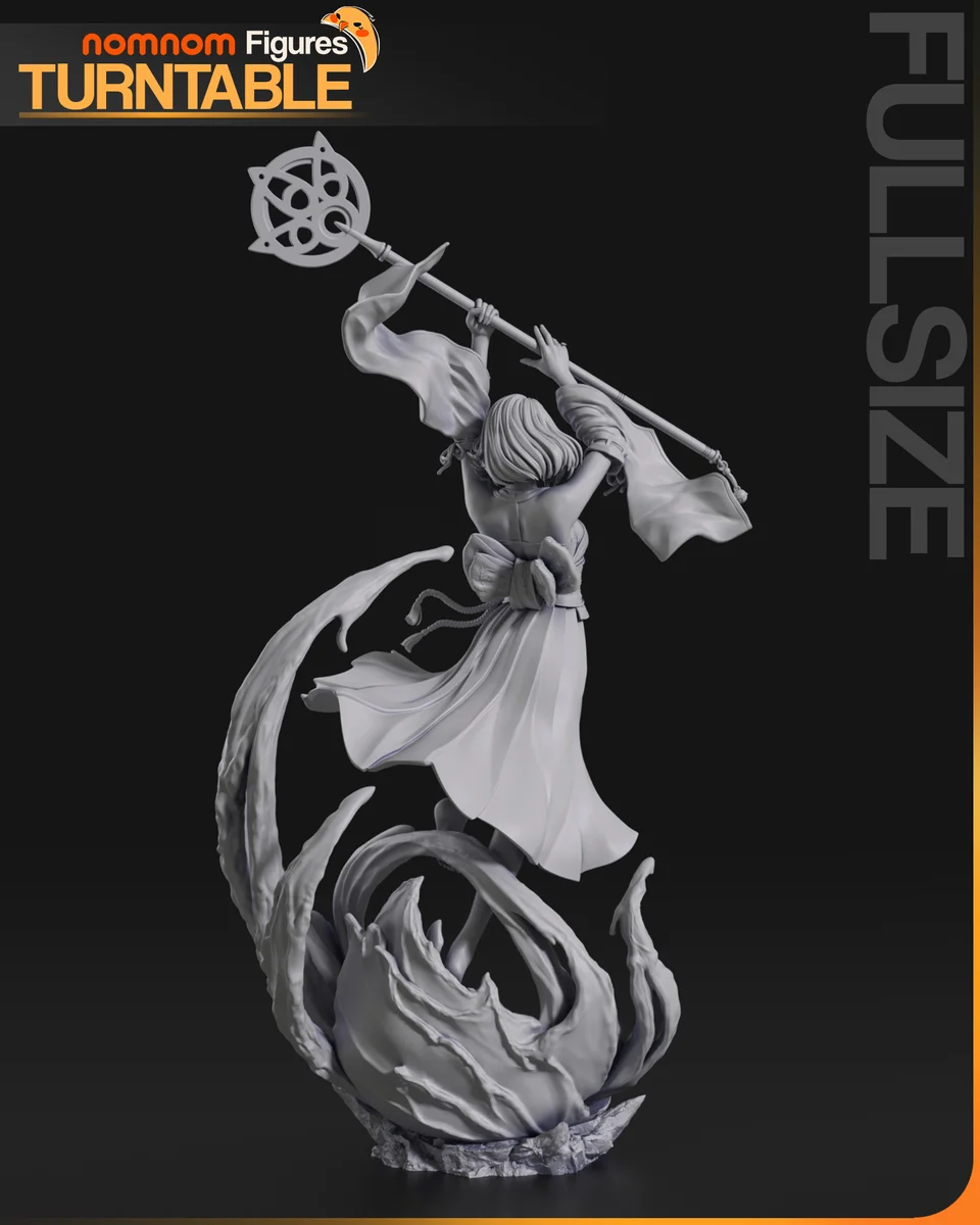 Yuna | Fan Art | 3D Printed Resin Model Garage Kit | *Un-Painted* | Nomnom 11