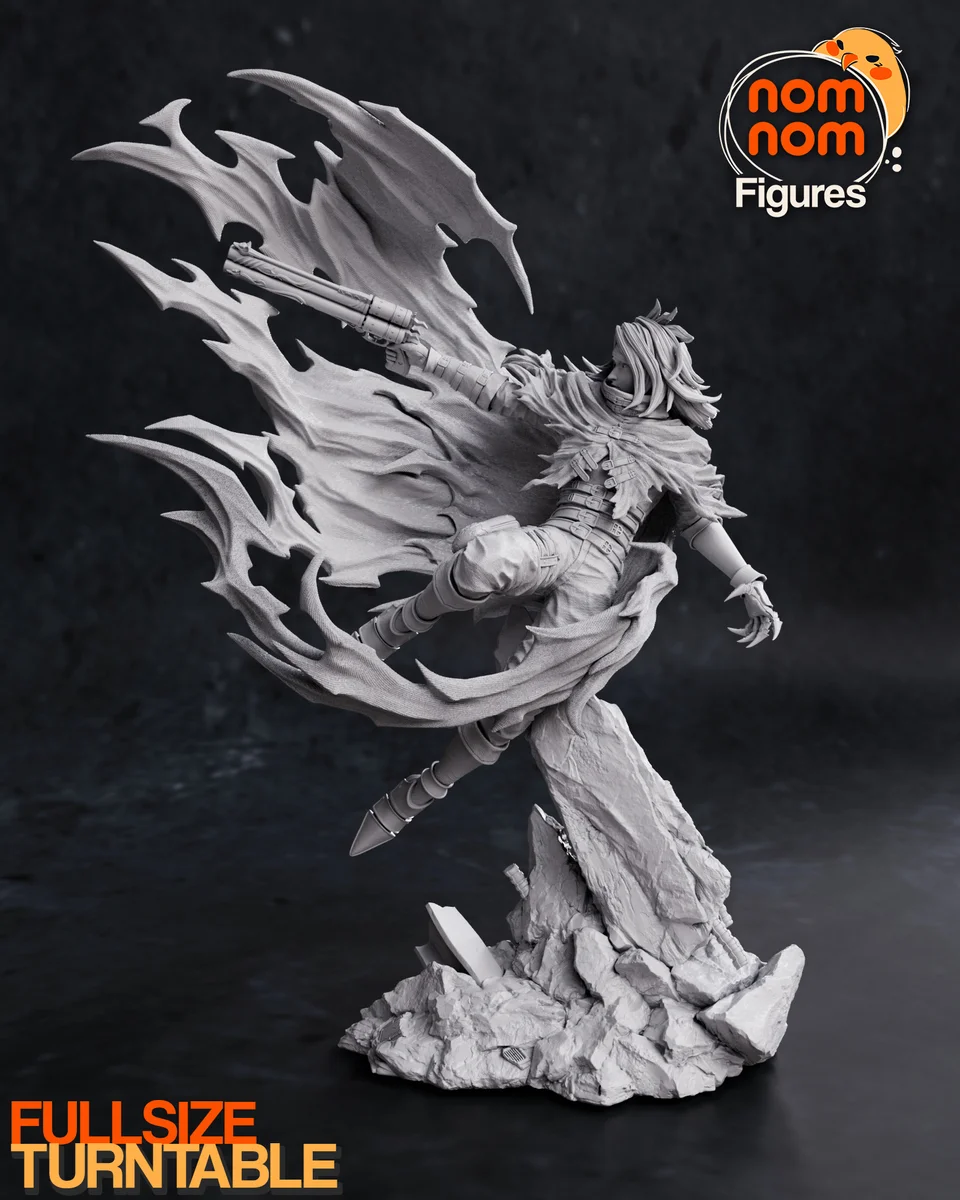 Vincent Valentine | Fan Art | 3D Printed Resin Model Garage Kit | *Un-Painted* | Nomnom 6