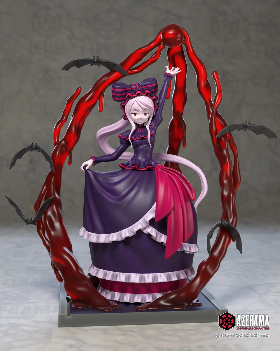 Vampire Girl | Fan Art | 3D Printed Resin Model Garage Kit | *Un-Painted* | Azerama